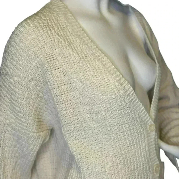 Monica Cordera Chunky Cardigan ivory. - Picture 6 of 15